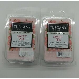 (2)Tuscany Candle Wax Melts - Sweet Pea 2.5 oz.